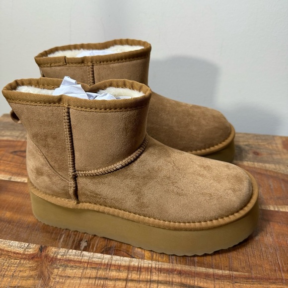 Steve Madden Chestnut Platform Boots, Women’s 8 - Picture 2 of 4